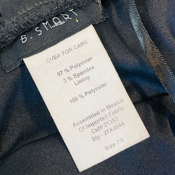 Elegant Black One-Shoulder Satin Dress With Beaded Floral Strap Detail Ruched Bo - Picture 7 of 14